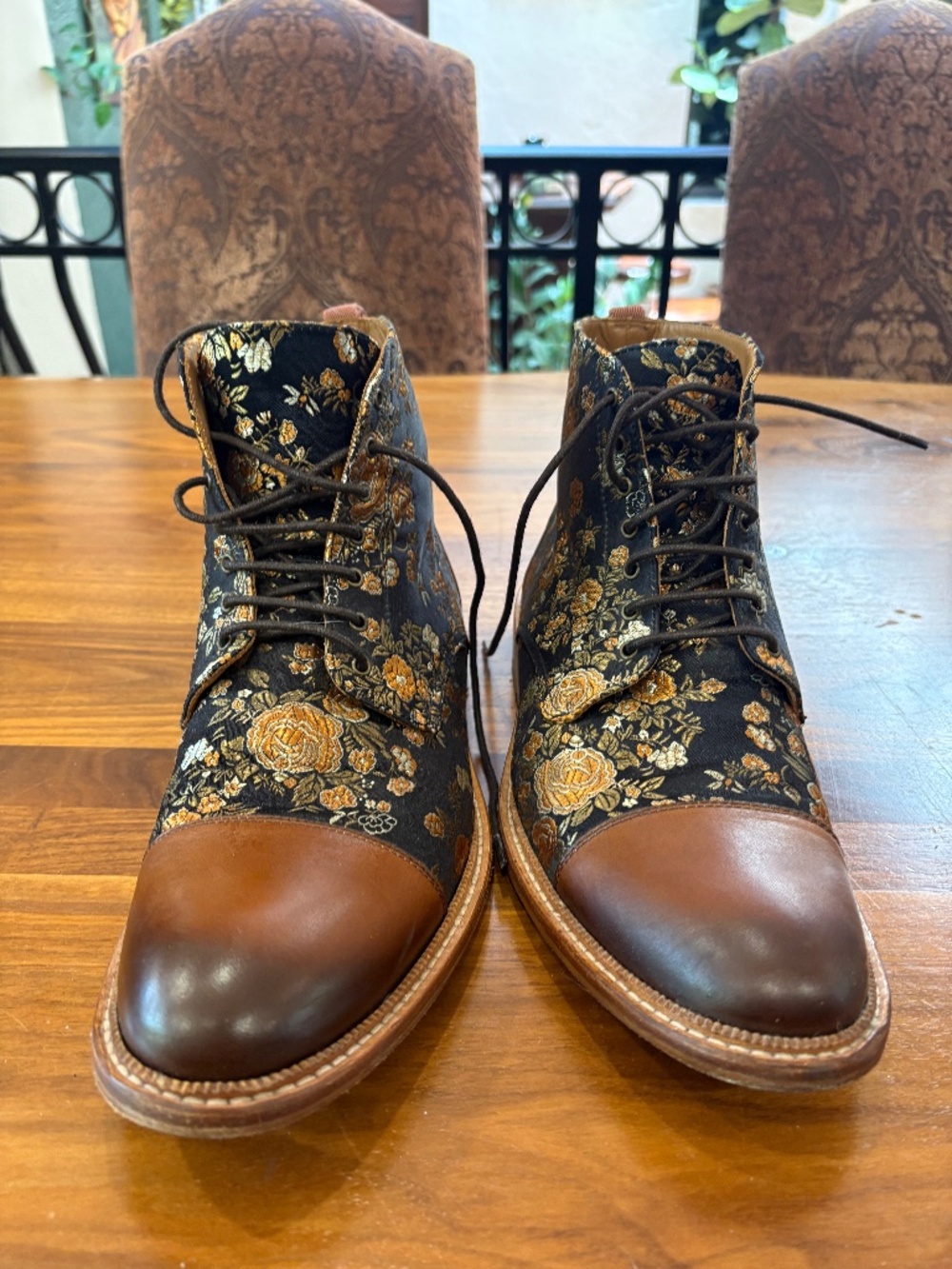 Taft boots Size 11 (The Jack in Eden Cognac )